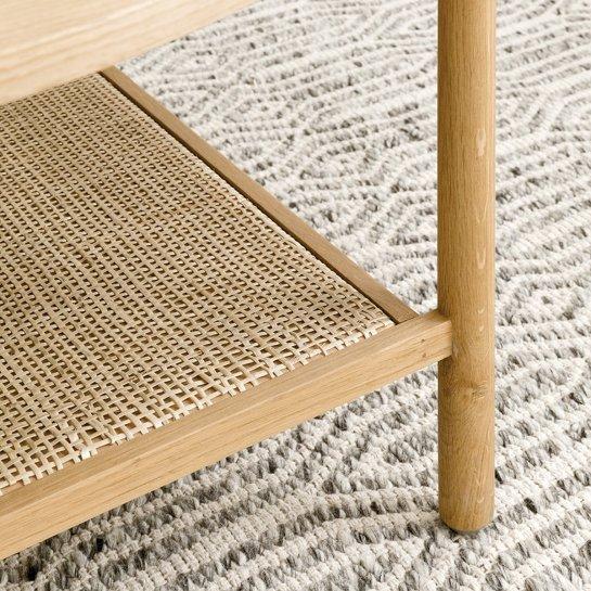 Kenay Home Mesa De Centro Redonda Roble 80