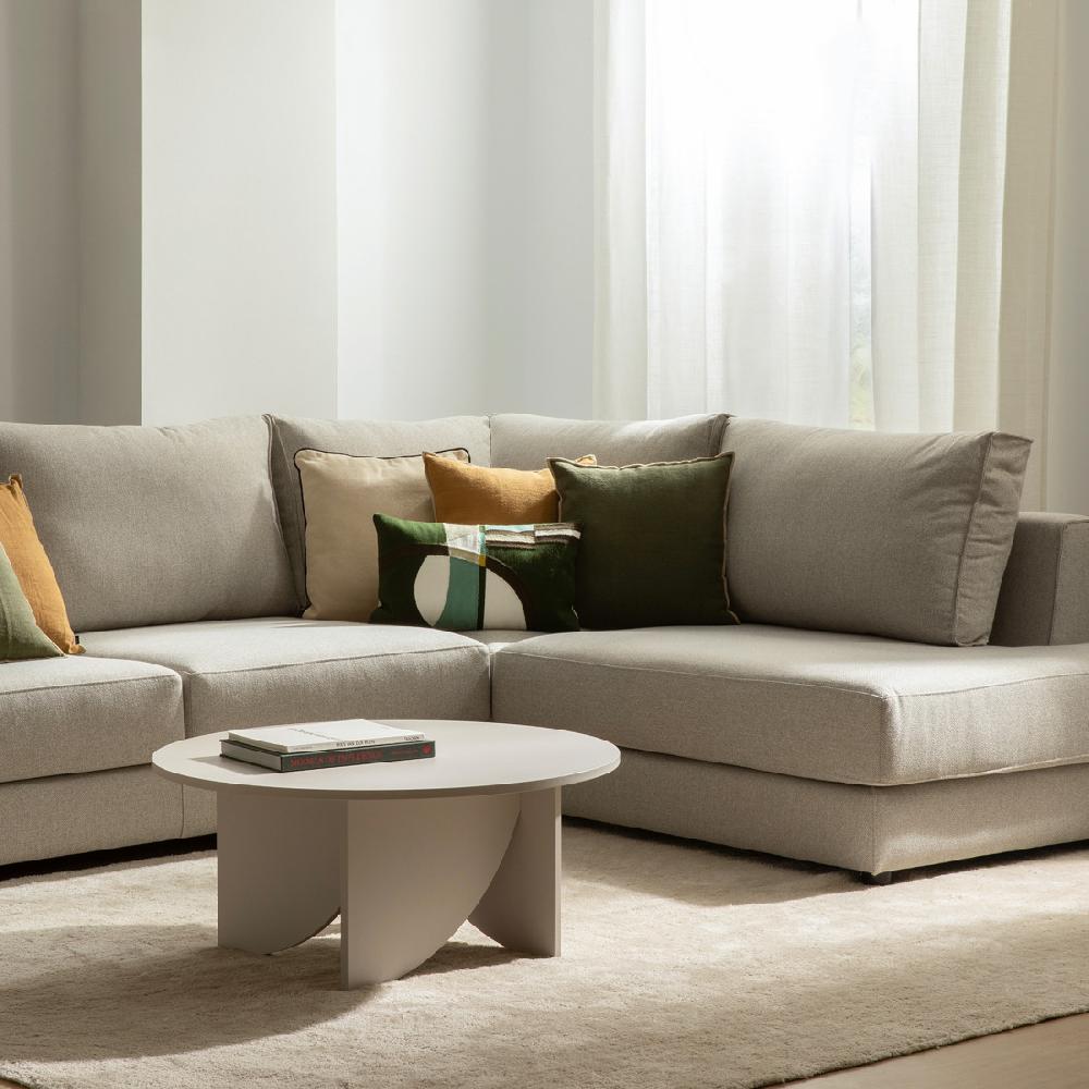 kenay home Mesa de centro redonda tórtola 80