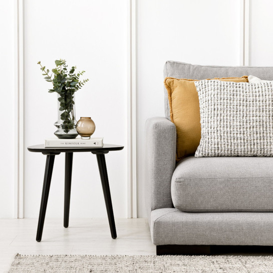 Kenay Home Mesa De Centro Triangular Negra 48