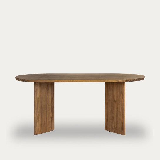 Kenay Home Mesa De Comedor Ovalada Natural 180