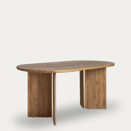 Kenay Home Mesa De Comedor Ovalada Natural 180