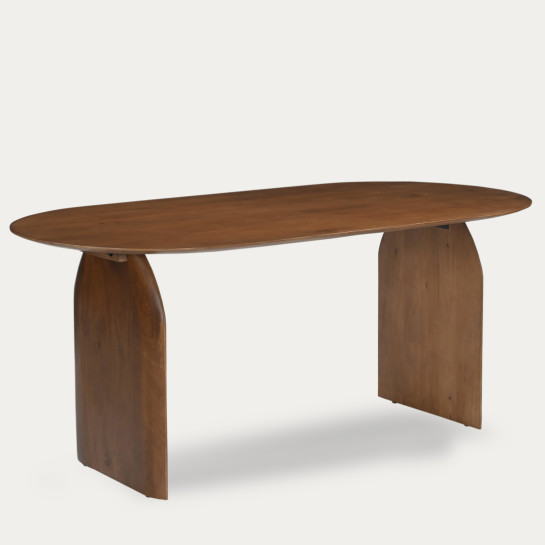 Kenay Home Mesa De Comedor Ovalada Natural 180