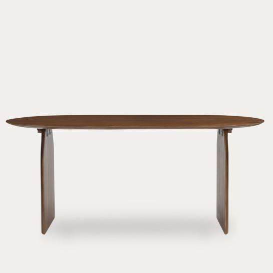 Kenay Home Mesa De Comedor Ovalada Natural 180