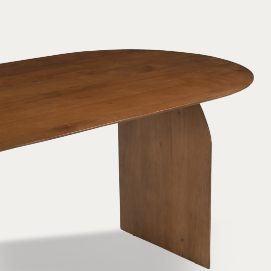 Kenay Home Mesa De Comedor Ovalada Natural 180