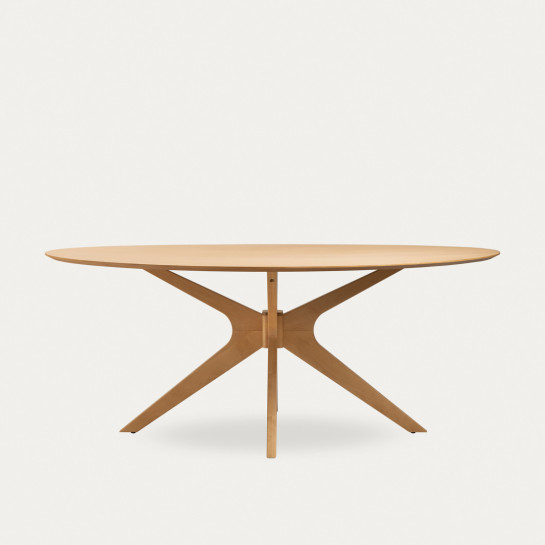Kenay Home Mesa De Comedor Ovalada Natural 190