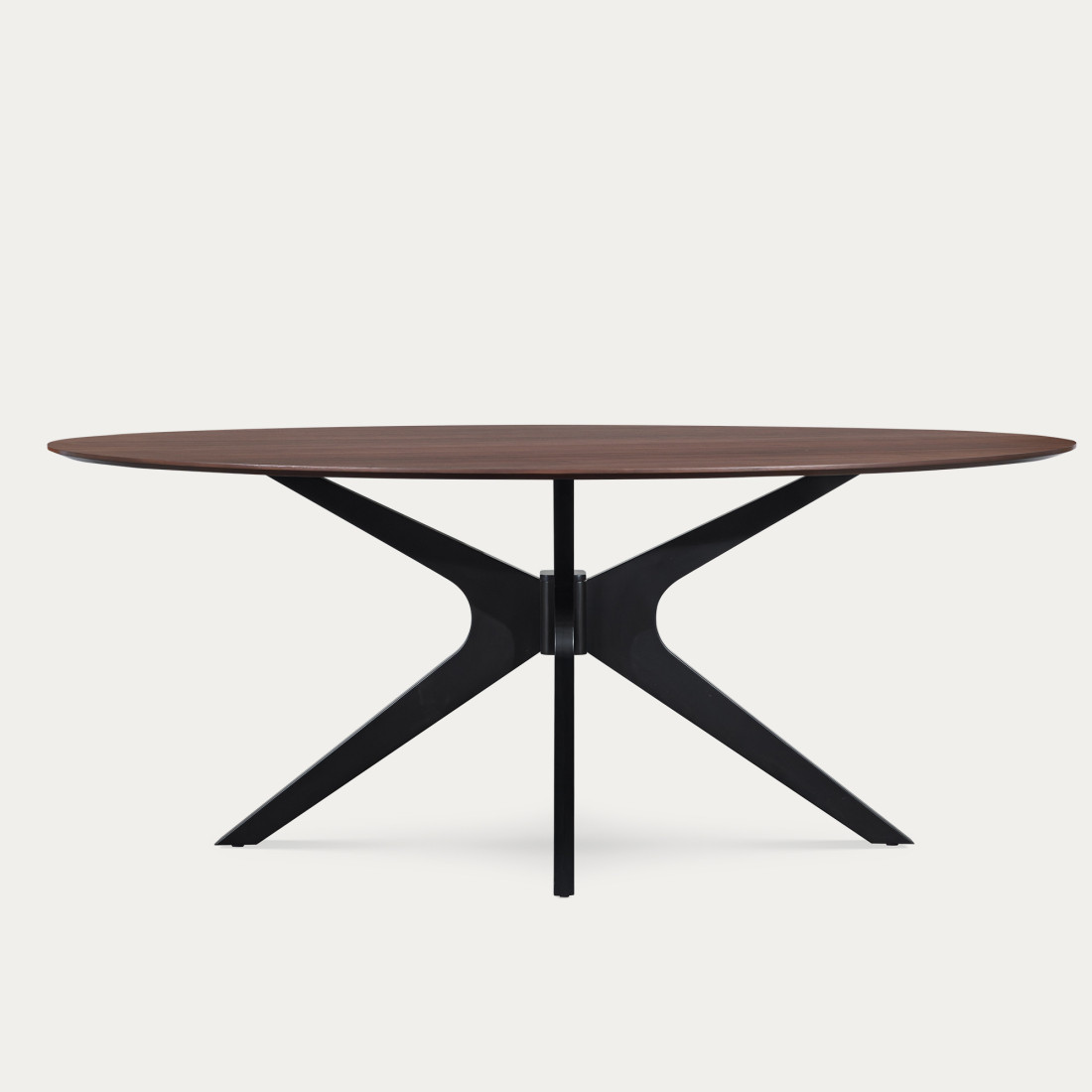 kenay home Mesa de comedor ovalada nogal 190