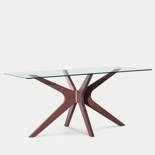 Kenay Home Mesa De Comedor Rectangular Cristal 160