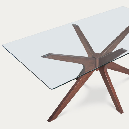 Kenay Home Mesa De Comedor Rectangular Cristal 160