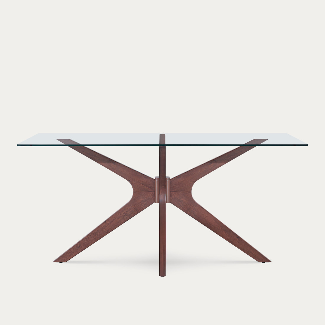 kenay home Mesa de comedor rectangular cristal 160