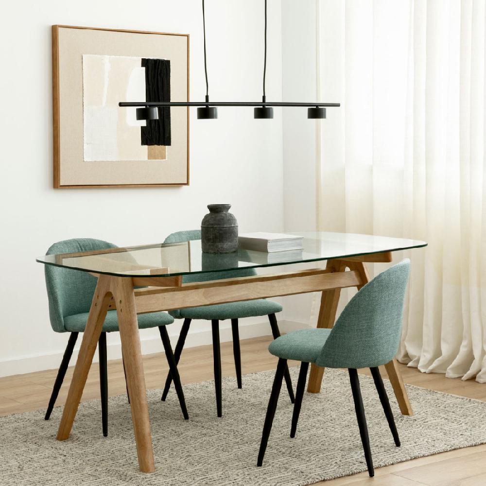 kenay home Mesa de comedor rectangular natural 160