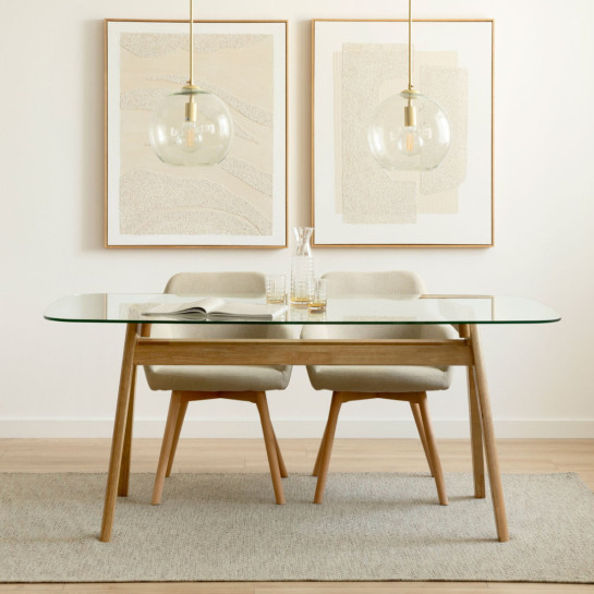 Kenay Home Mesa De Comedor Rectangular Natural 180