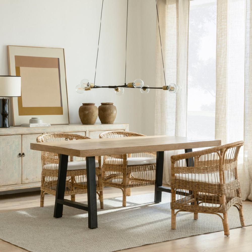 Kenay Home Mesa De Comedor Rectangular Natural 180