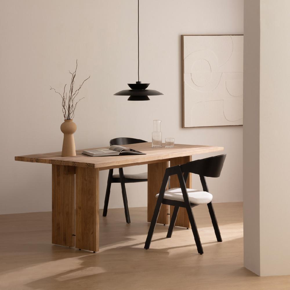 kenay home Mesa de comedor rectangular natural 180