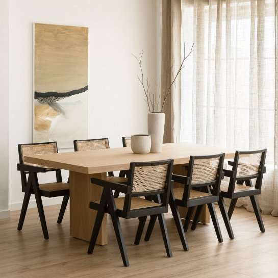 Kenay Home Mesa De Comedor Rectangular Natural 220