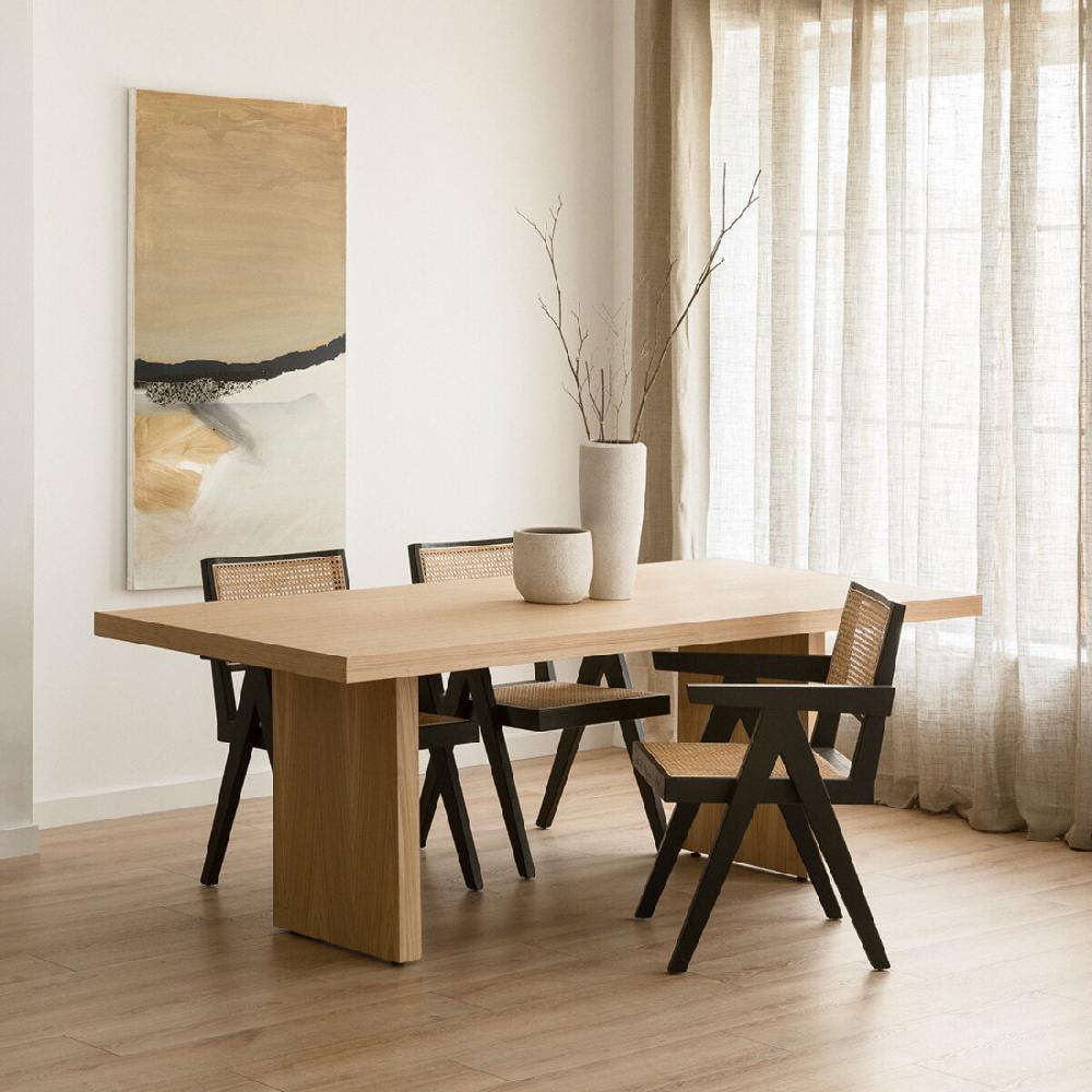 kenay home Mesa de comedor rectangular natural 220