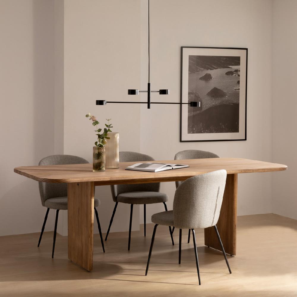 kenay home Mesa de comedor rectangular natural 220