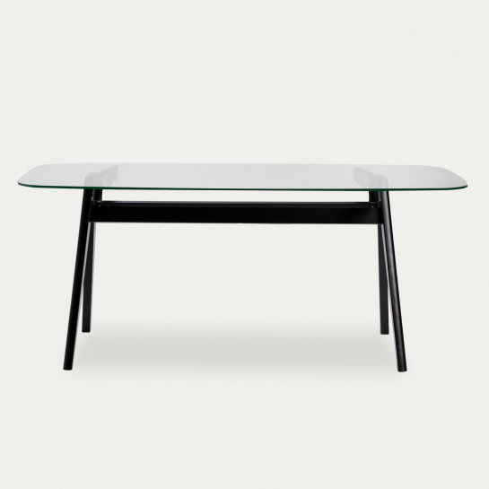 Kenay Home Mesa De Comedor Rectangular Negra 180