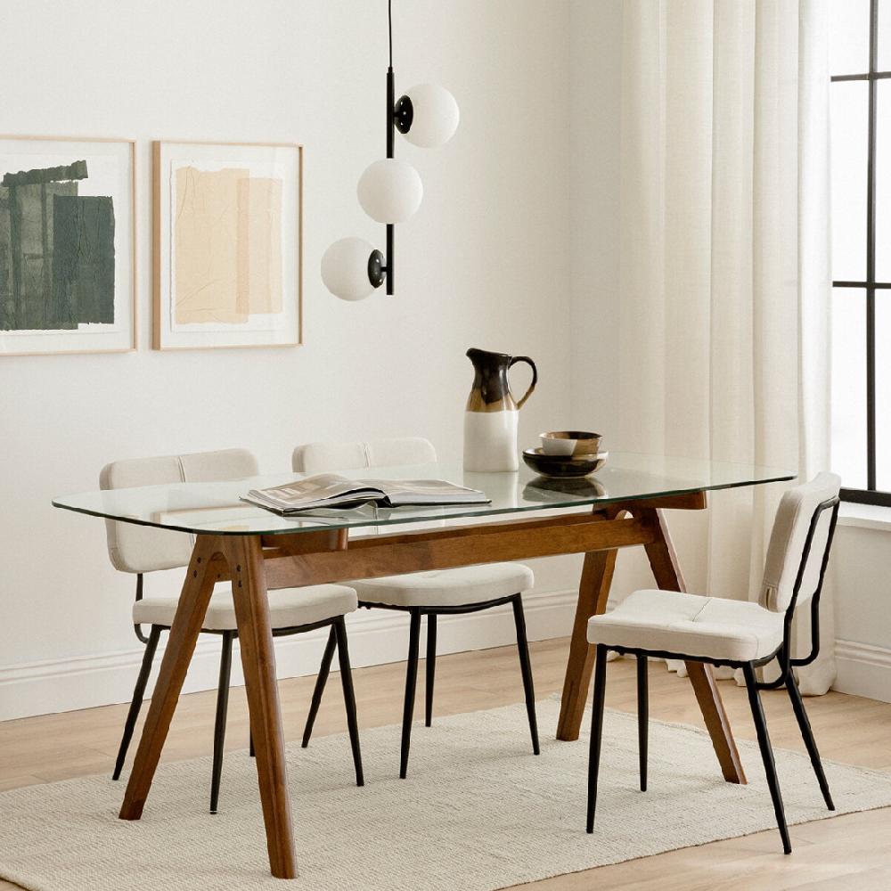 Kenay Home Mesa De Comedor Rectangular Nogal 180