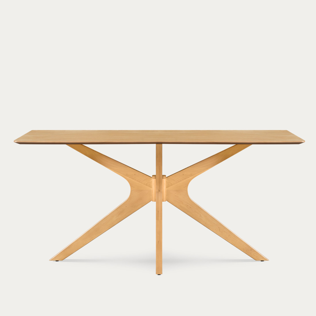 kenay home Mesa de comedor rectangular roble 160