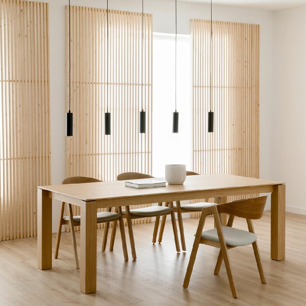 kenay home Mesa de comedor rectangular roble 220