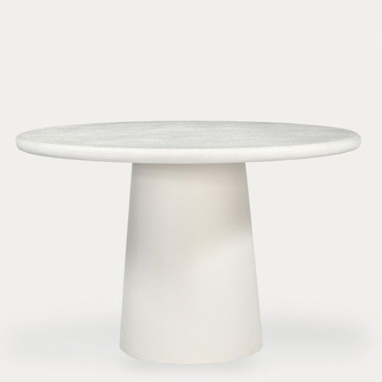 Kenay Home Mesa De Comedor Redonda Blanca 120