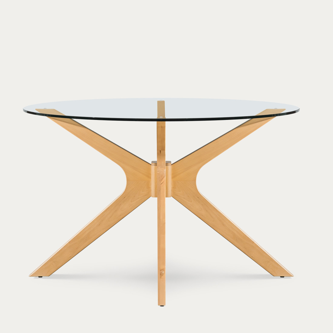 kenay home Mesa de comedor redonda cristal 120