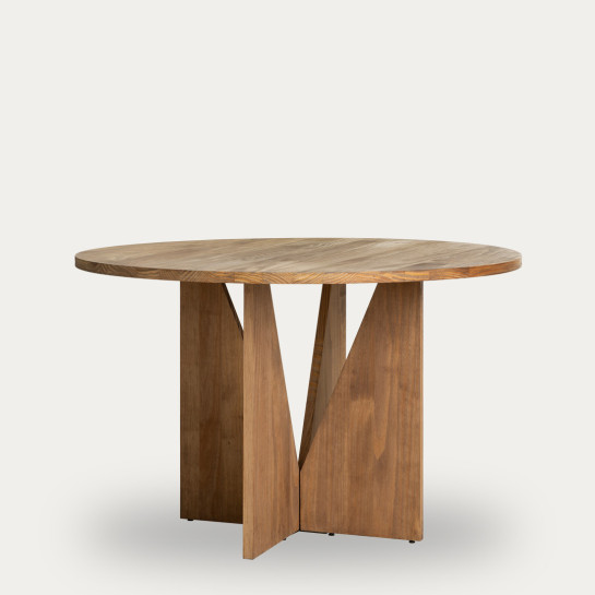 Kenay Home Mesa De Comedor Redonda Natural 120
