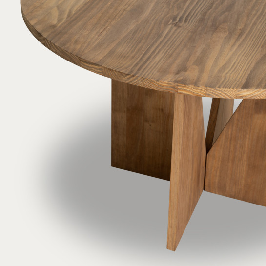 Kenay Home Mesa De Comedor Redonda Natural 120