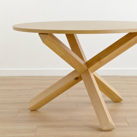 Kenay Home Mesa De Comedor Redonda Natural 120