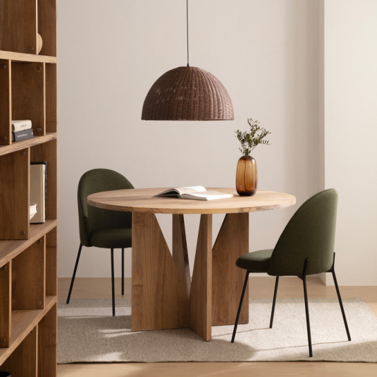 Kenay Home Mesa De Comedor Redonda Natural 120