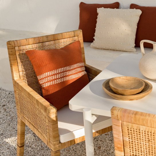 Kenay Home Mesa De Jardín Rectangular Blanca 150