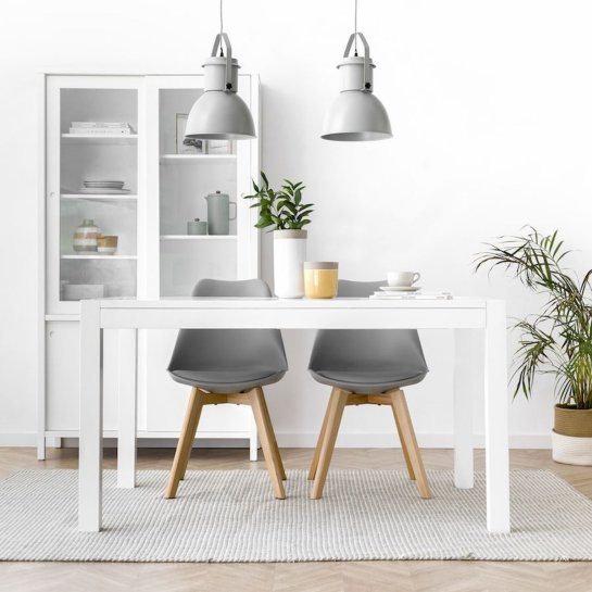 Kenay Home Mesa Extensible Blanca 140