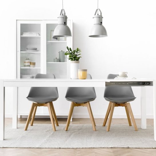 Kenay Home Mesa Extensible Blanca 140