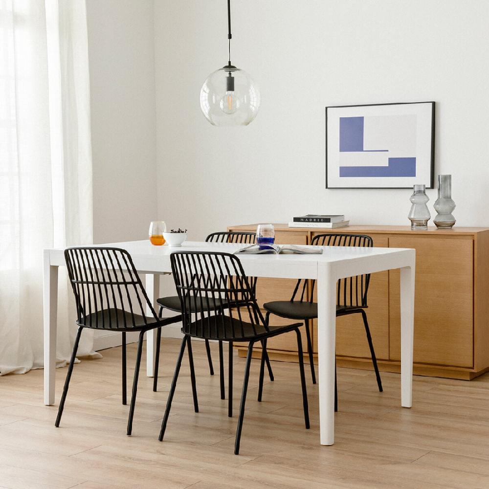 kenay home Mesa extensible blanca 160