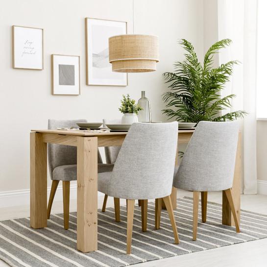 Kenay Home Mesa Extensible Roble Anudado 140