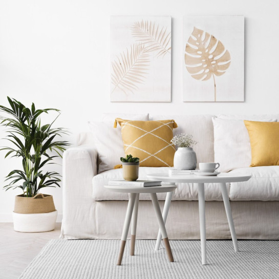 Kenay Home Mesita Blanca 60