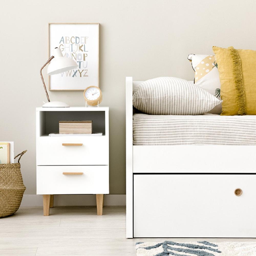 kenay home Mesita blanca infantil