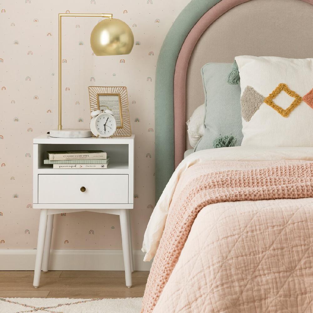 kenay home Mesita blanca infantil