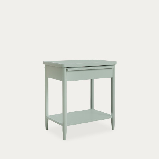 Kenay Home Mesita De Noche Verde 1 Cajón