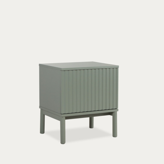 Kenay Home Mesita De Noche Verde Invierno 1 Cajón