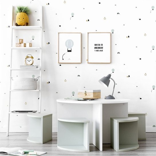 Kenay Home Mesita Y Taburetes Personalizable