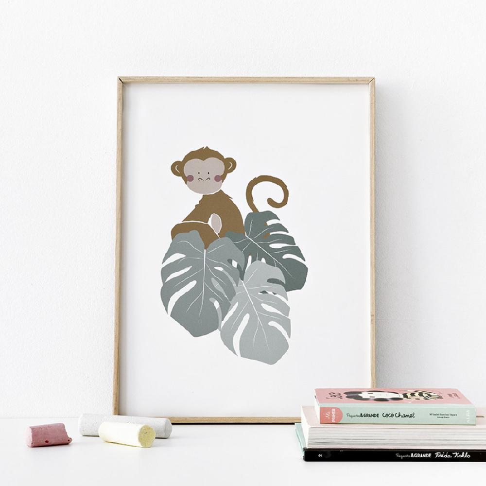 kenay home Monkey lámina