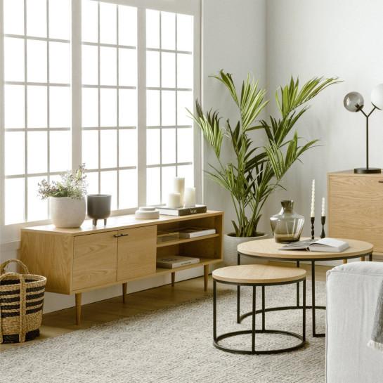 Kenay Home Mueble TV 150 Acabado Roble