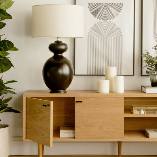 Kenay Home Mueble TV 150 Acabado Roble