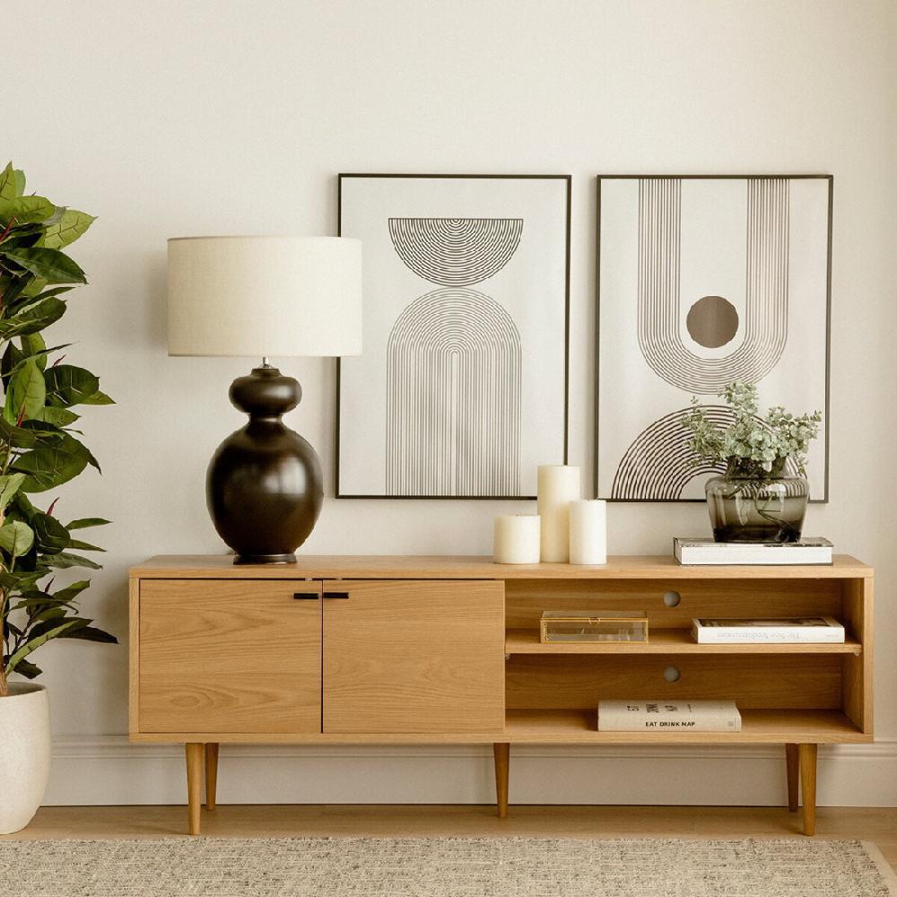 kenay home Mueble TV 150 acabado roble