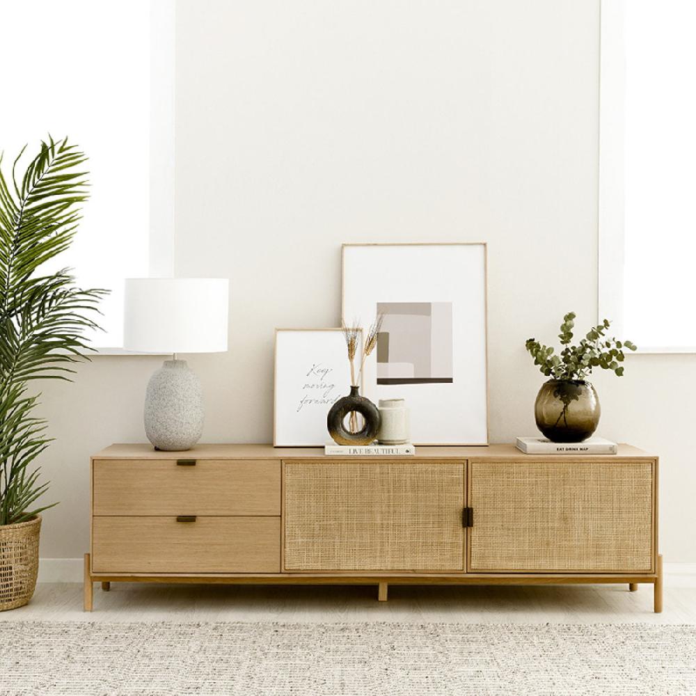 kenay home Mueble TV 185 roble