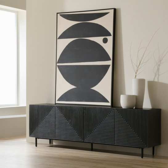 Kenay Home Mueble TV 200 Negro