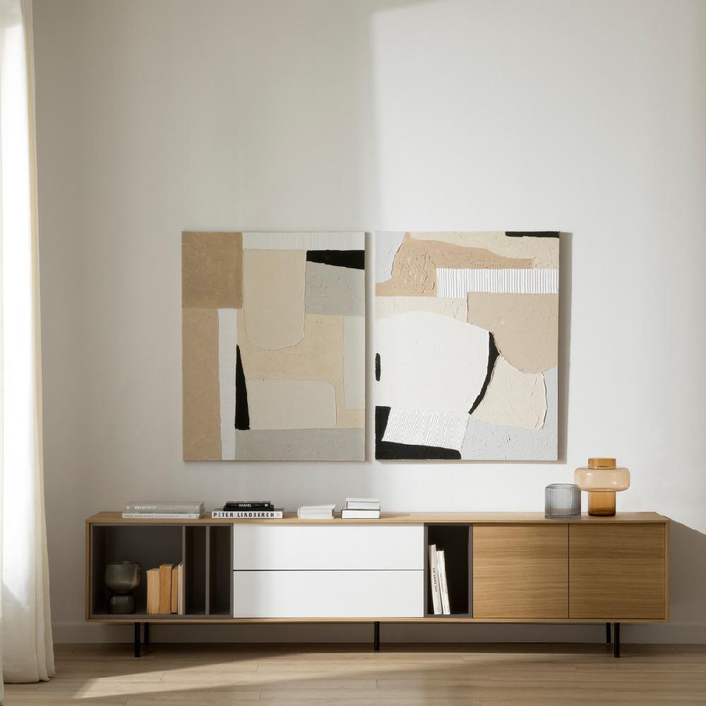 kenay home Mueble TV 240 grafito