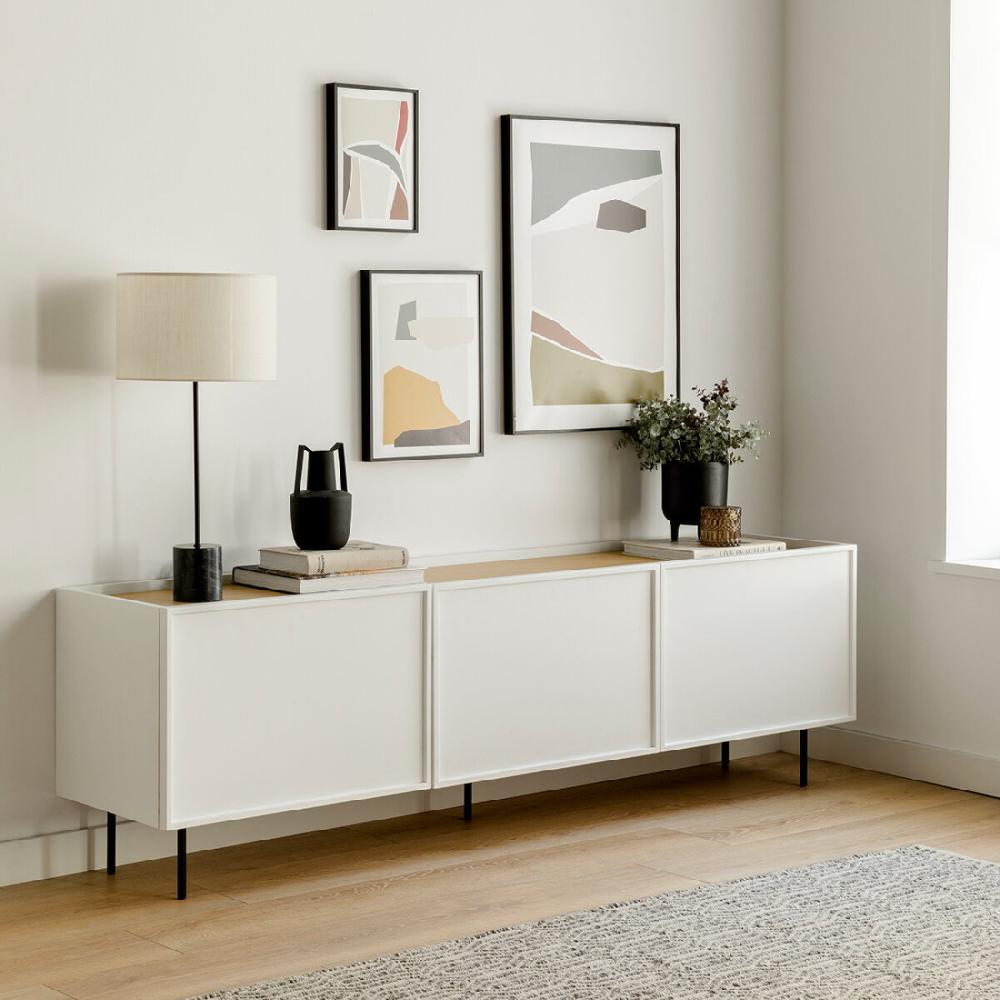 kenay home Mueble TV blanco 180