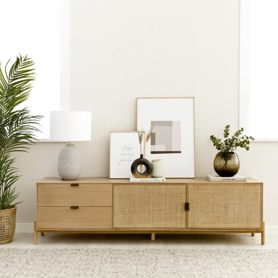 Kenay Home Mueble TV Roble 185